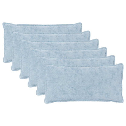 Cushion Cover 6 pcs HOUTEN Light Blue 40 x 80 cm