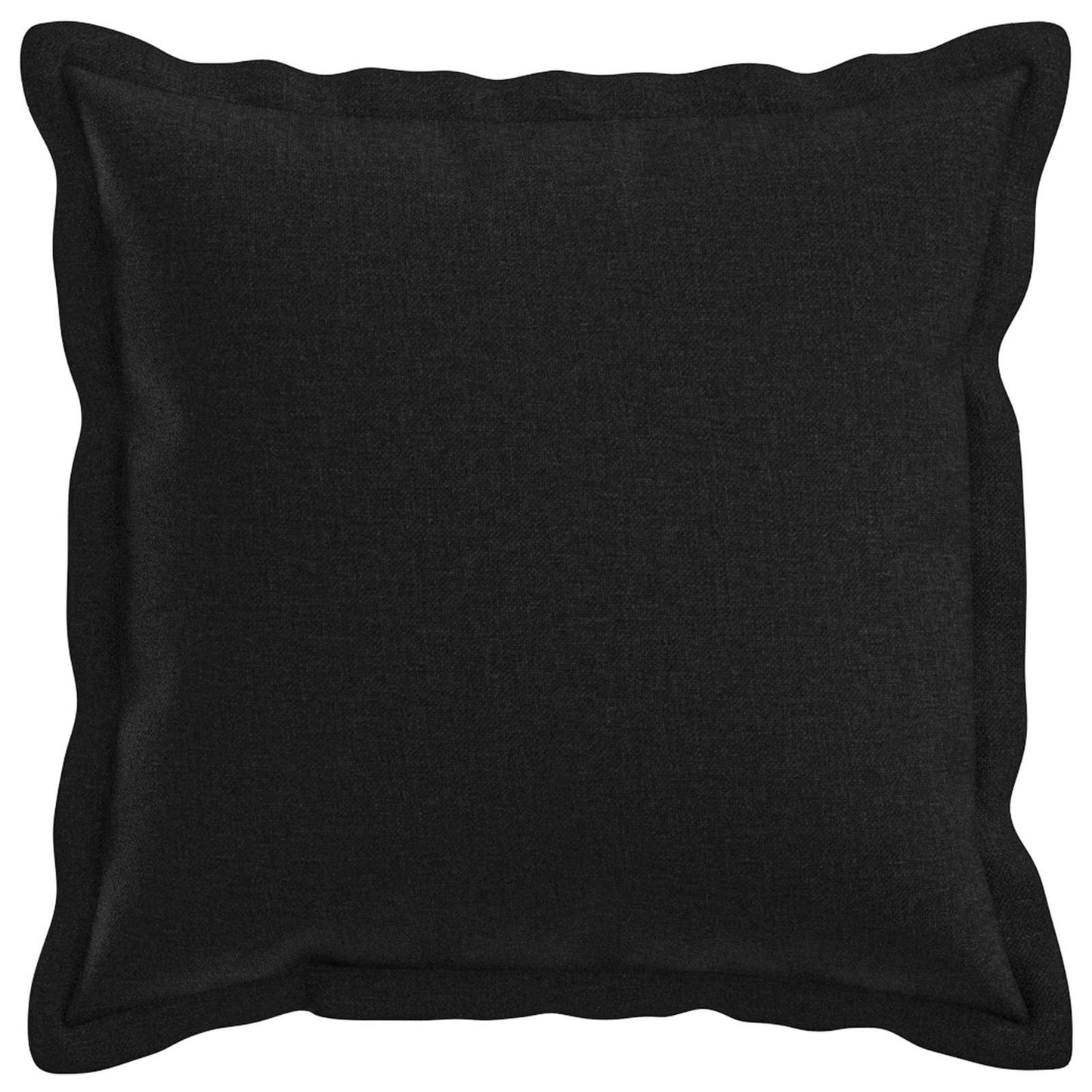 Cushion Cover 12 pcs HOUTEN Black 45 x 45 cm Faux Linen