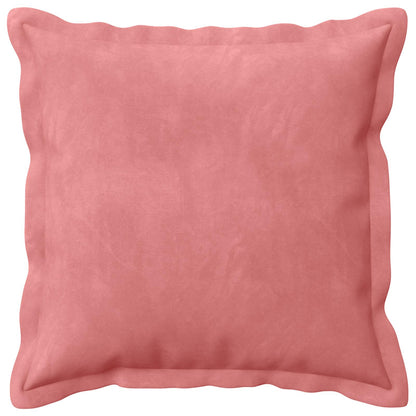 Cushion Cover 2 pcs HOUTEN Pink 45 x 45 cm Velvet