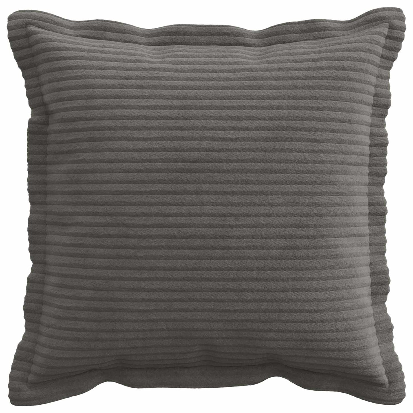 Cushion Cover 6 pcs HOUTEN Dark Grey 45 x 45 cm Corduroy