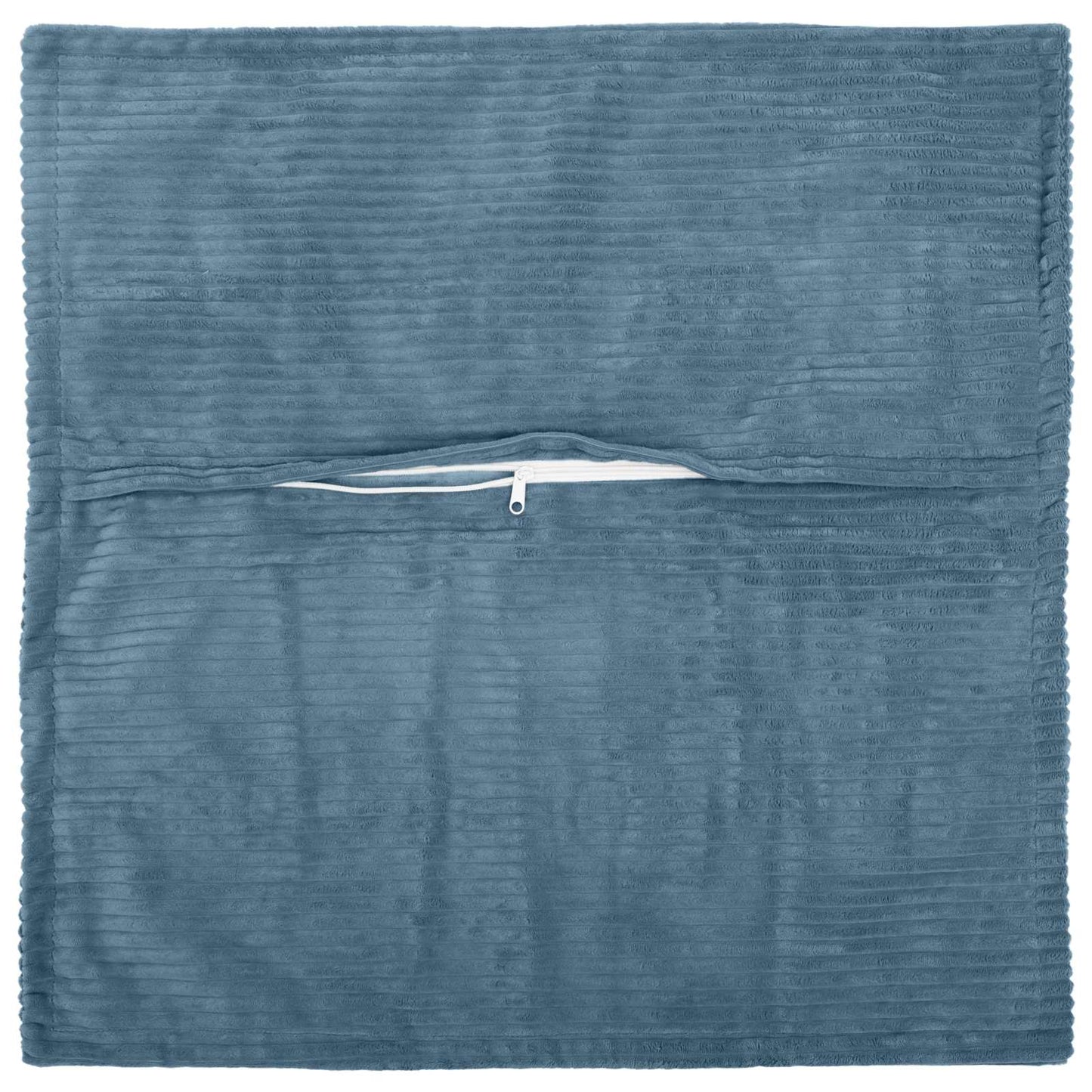 Cushion Cover 12 pcs HOUTEN Blue 45 x 45 cm Corduroy
