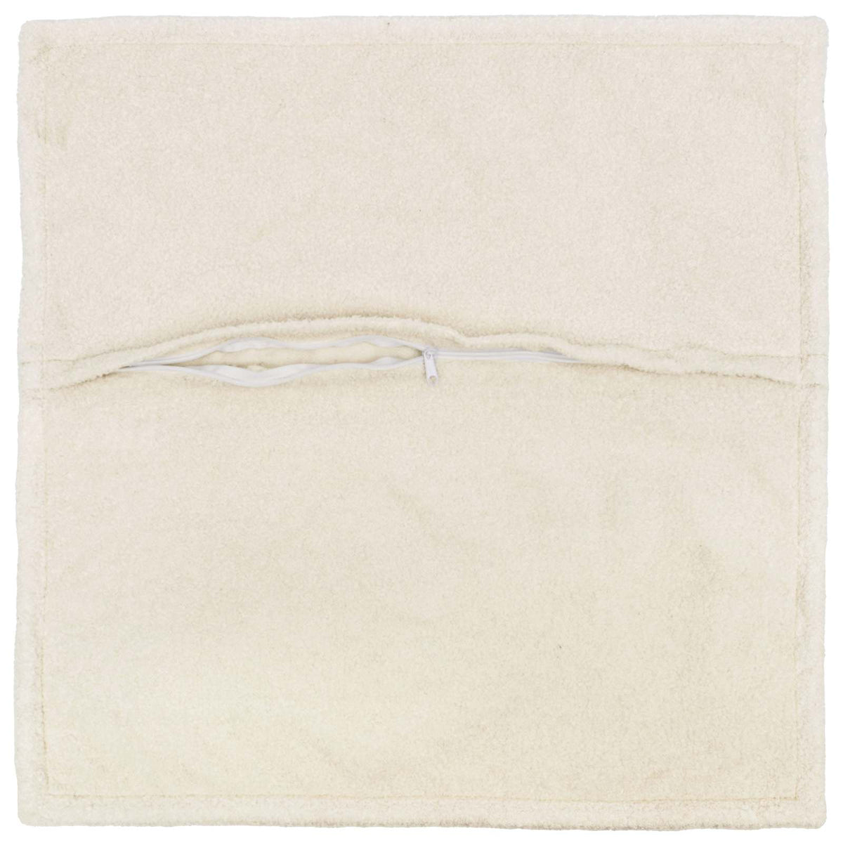 Cushion Cover 12 pcs HOUTEN Cream 45 x 45 cm Bouclé