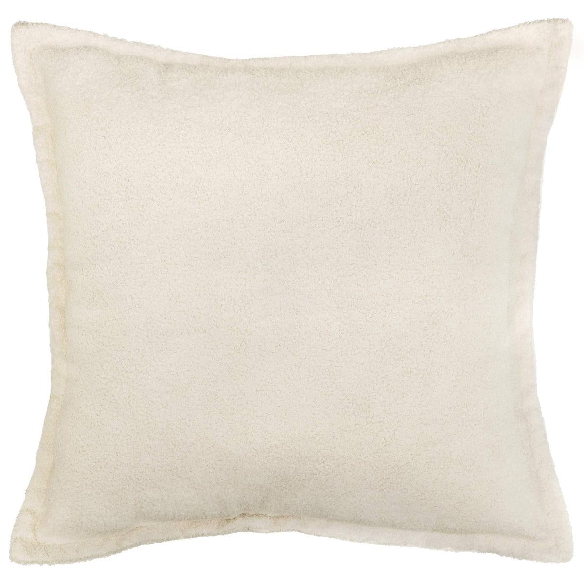 Cushion Cover 12 pcs HOUTEN Cream 45 x 45 cm Bouclé
