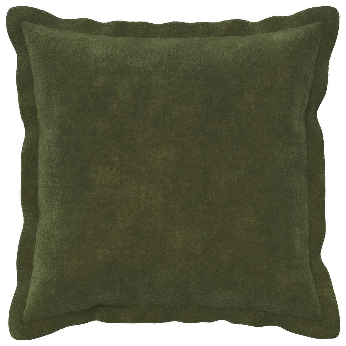 Cushion Cover 12 pcs HOUTEN Green 45 x 45 cm Microfiber Fleece