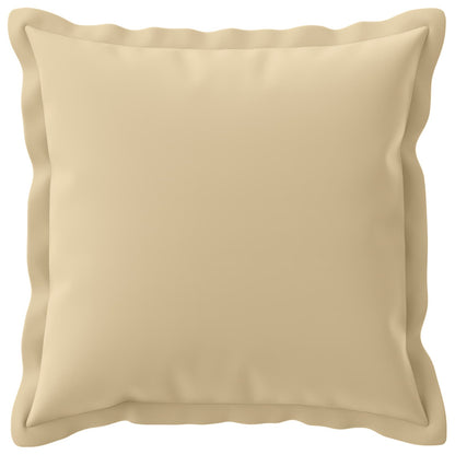 Cushion Cover 12 pcs HOUTEN Beige 45 x 45 cm Polyester