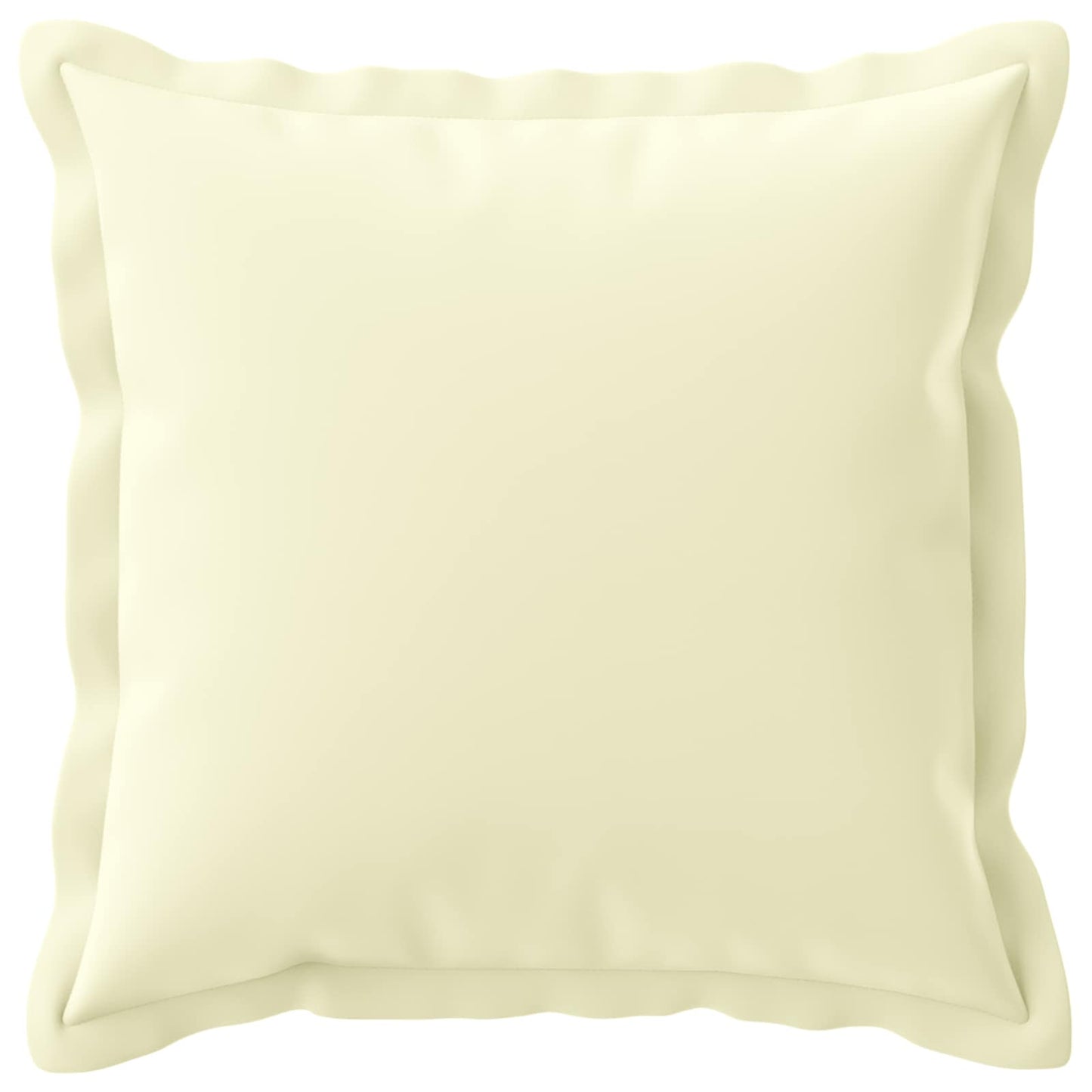 Cushion Cover 6 pcs HOUTEN Cream 45 x 45 cm Polyester