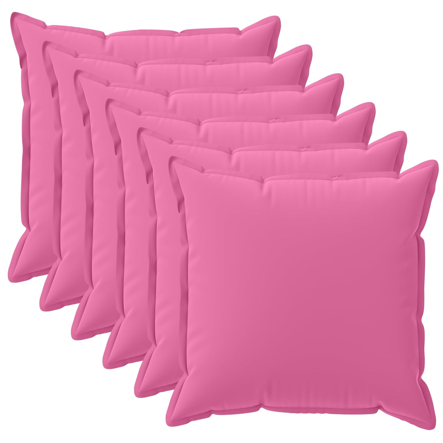 Cushion Cover 6 pcs HOUTEN Pink 45 x 45 cm Polyester