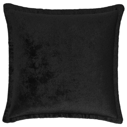 Cushion Cover 12 pcs HOUTEN Black 45 x 45 cm Flannel