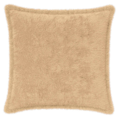 Cushion Cover 6 pcs HOUTEN Cream 45 x 45 cm Faux Rabbit Fur