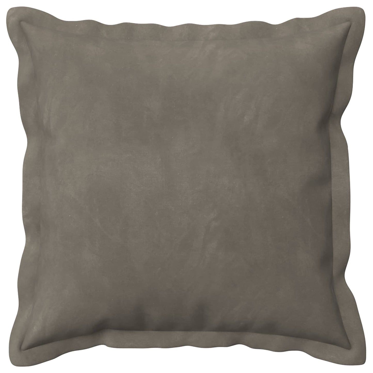 Cushion Cover 2 pcs HOUTEN Light Grey 50 x 50 cm Velvet