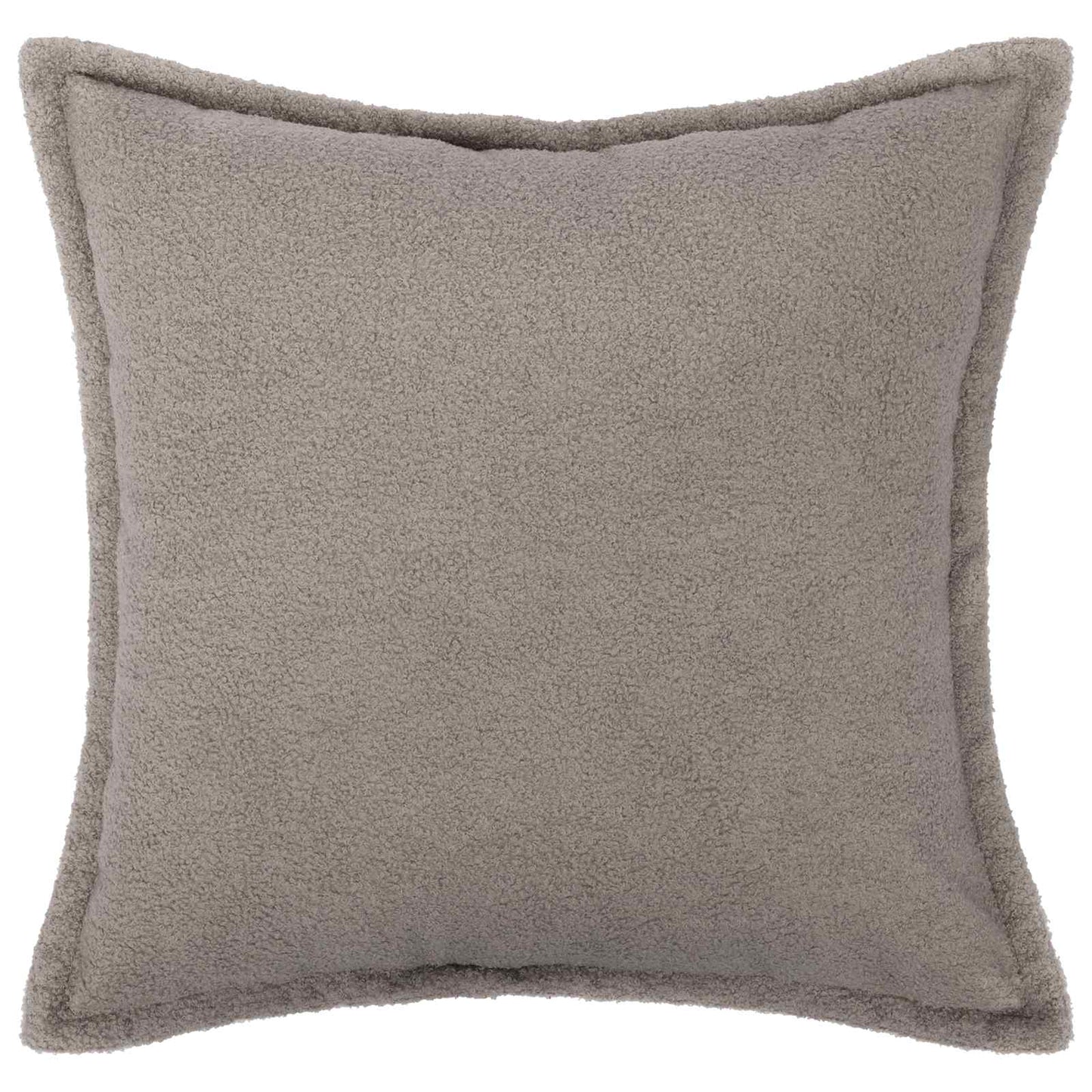 Cushion Cover 12 pcs HOUTEN Light Grey 50 x 50 cm Bouclé