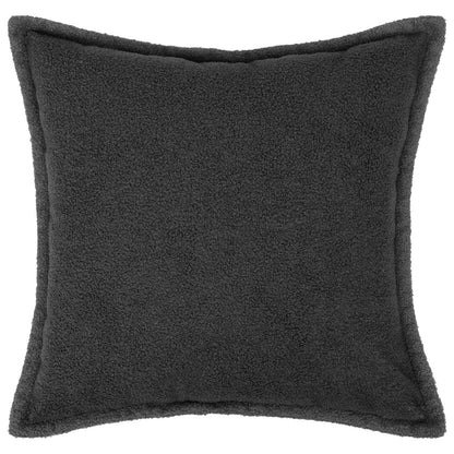 Cushion Cover 6 pcs HOUTEN Dark Grey 50 x 50 cm Bouclé