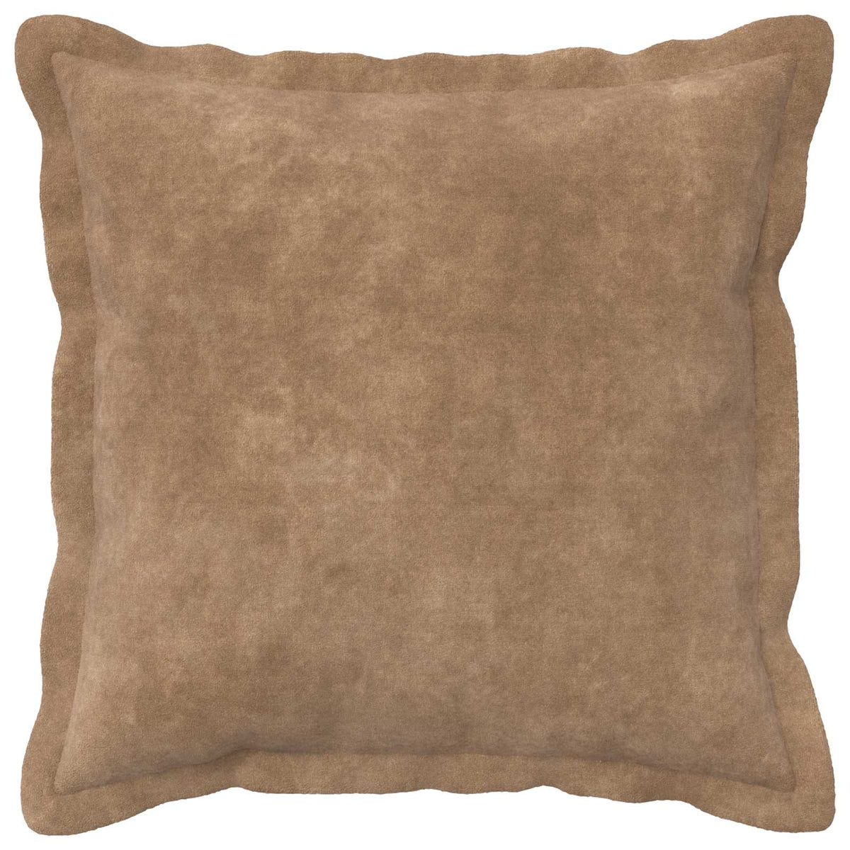 Cushion Cover 12 pcs HOUTEN Taupe 50 x 50 cm Microfiber Fleece