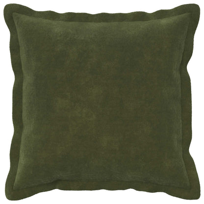 Cushion Cover 12 pcs HOUTEN Green 50 x 50 cm Microfiber Fleece