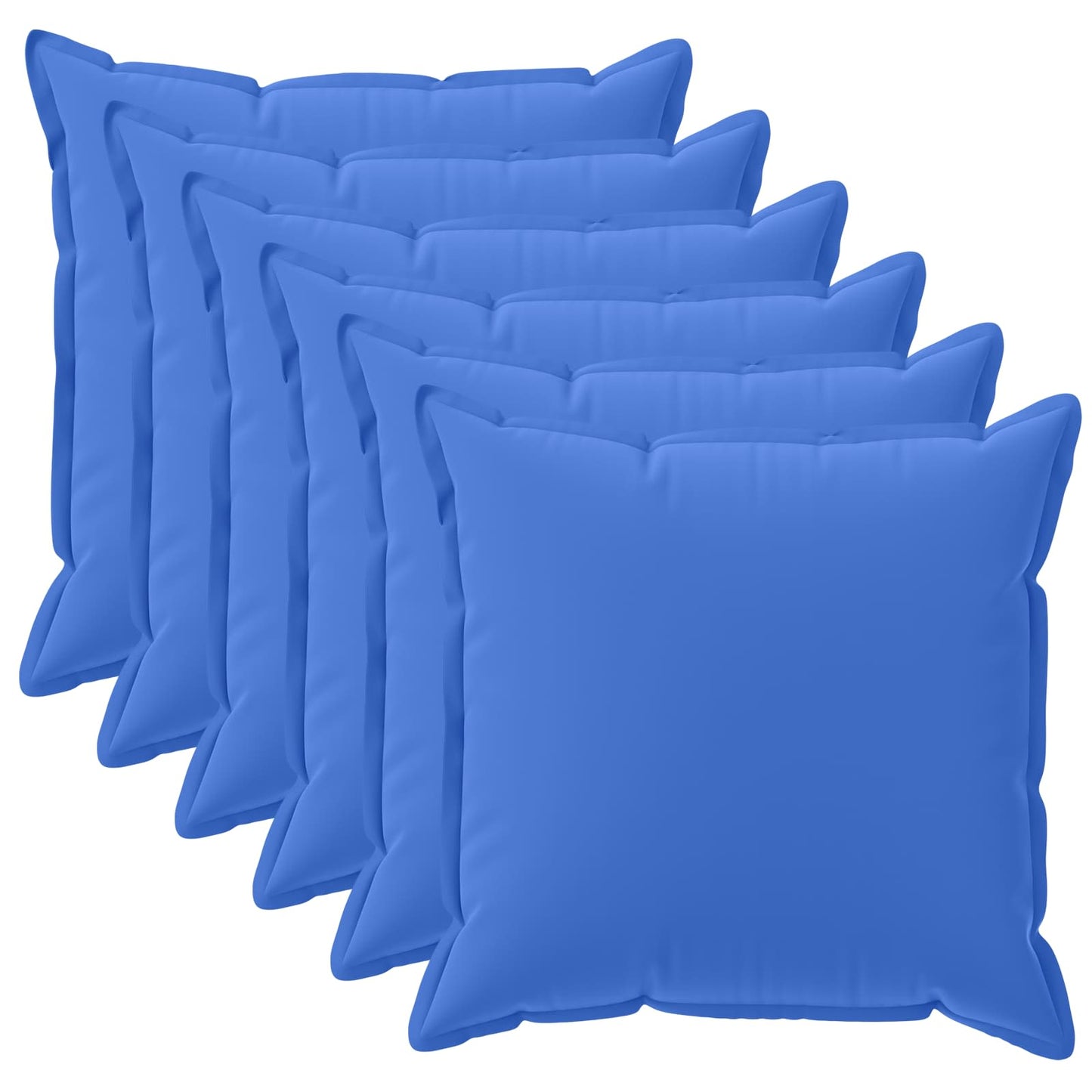 Cushion Cover 6 pcs HOUTEN Royal Blue 50 x 50 cm Polyester