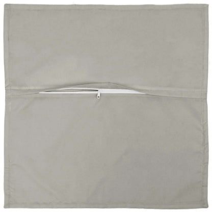 Cushion Cover 2 pcs HOUTEN Grey 50 x 50 cm Polyester