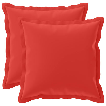 Cushion Cover 2 pcs HOUTEN Red 50 x 50 cm Polyester