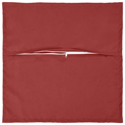Cushion Cover 6 pcs HOUTEN Wine Red 50 x 50 cm Polyester