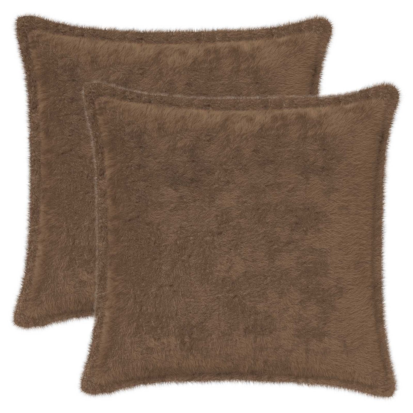 Cushion Cover 2 pcs HOUTEN Light Brown 50 x 50 cm