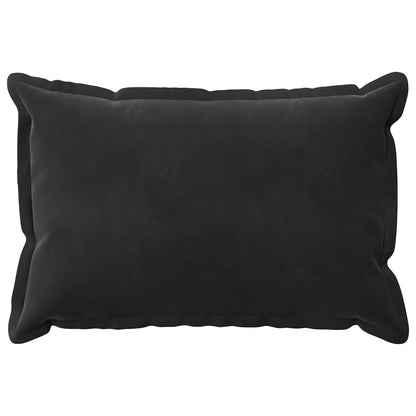 Cushion Cover 6 pcs HOUTEN Black 50 x 70 cm Velvet