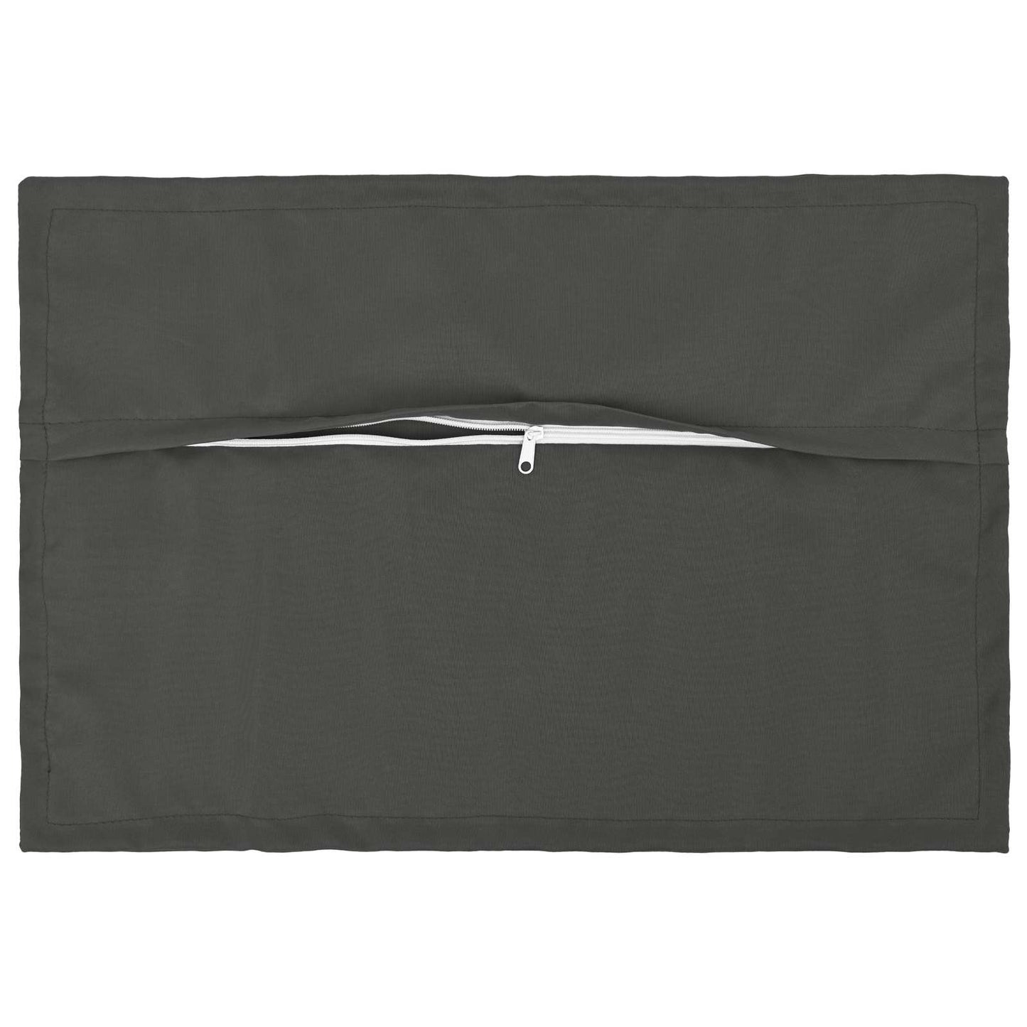 Cushion Cover 2 pcs HOUTEN Anthracite 50 x 70 cm Polyester