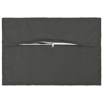 Cushion Cover 6 pcs HOUTEN Anthracite 50 x 70 cm Polyester