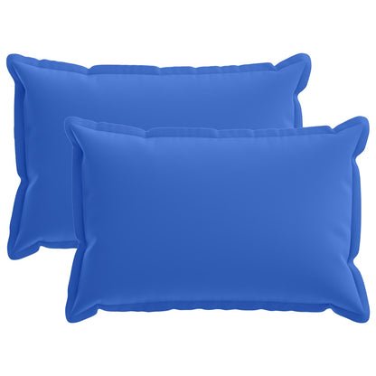 Cushion Cover 2 pcs HOUTEN Royal Blue 50 x 70 cm Polyester