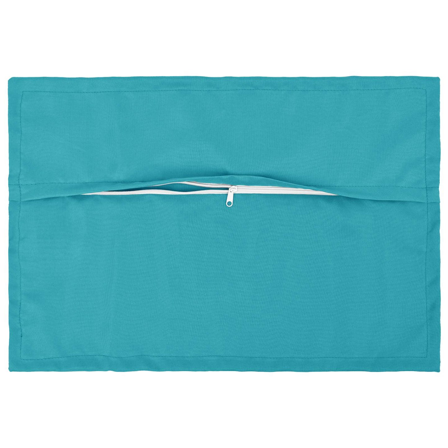 Cushion Cover 2 pcs HOUTEN Turquoise 50 x 70 cm Polyester