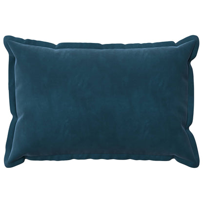 Cushion Cover 2 pcs HOUTEN Blue 50 x 75 cm Velvet
