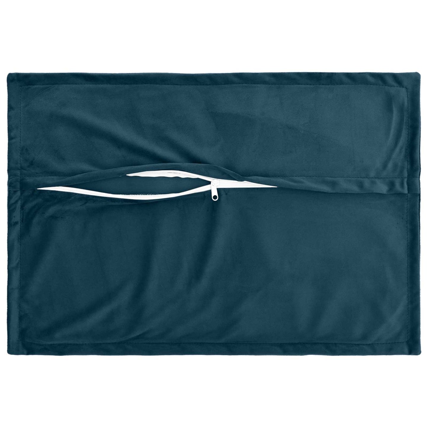Cushion Cover 6 pcs HOUTEN Blue 50 x 75 cm Velvet