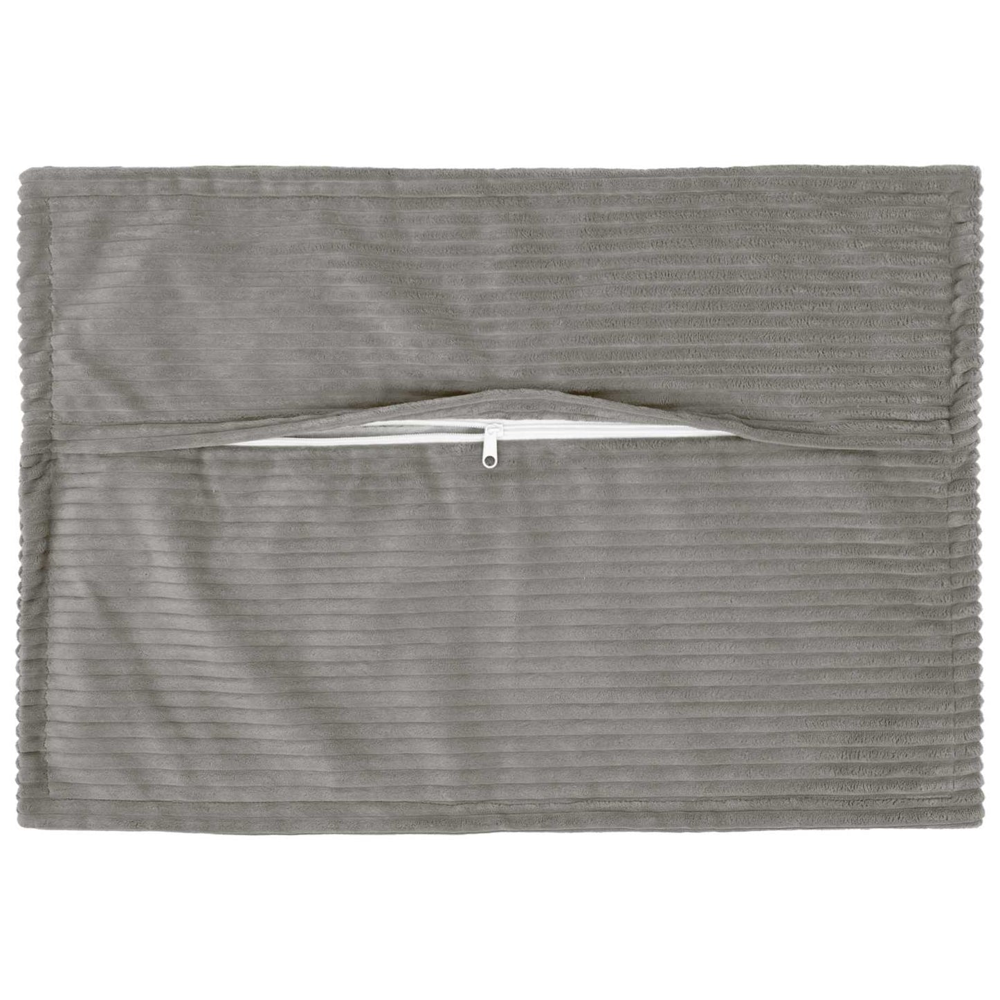 Cushion Cover 6 pcs HOUTEN Light Grey 50 x 75 cm Corduroy