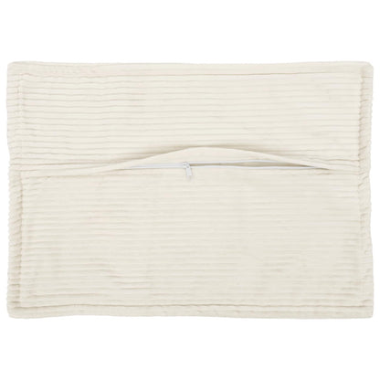 Cushion Cover 6 pcs HOUTEN Cream 50 x 75 cm Corduroy