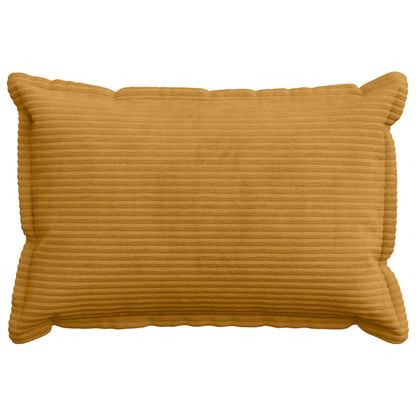 Cushion Cover 6 pcs HOUTEN Yellow 50 x 75 cm Corduroy