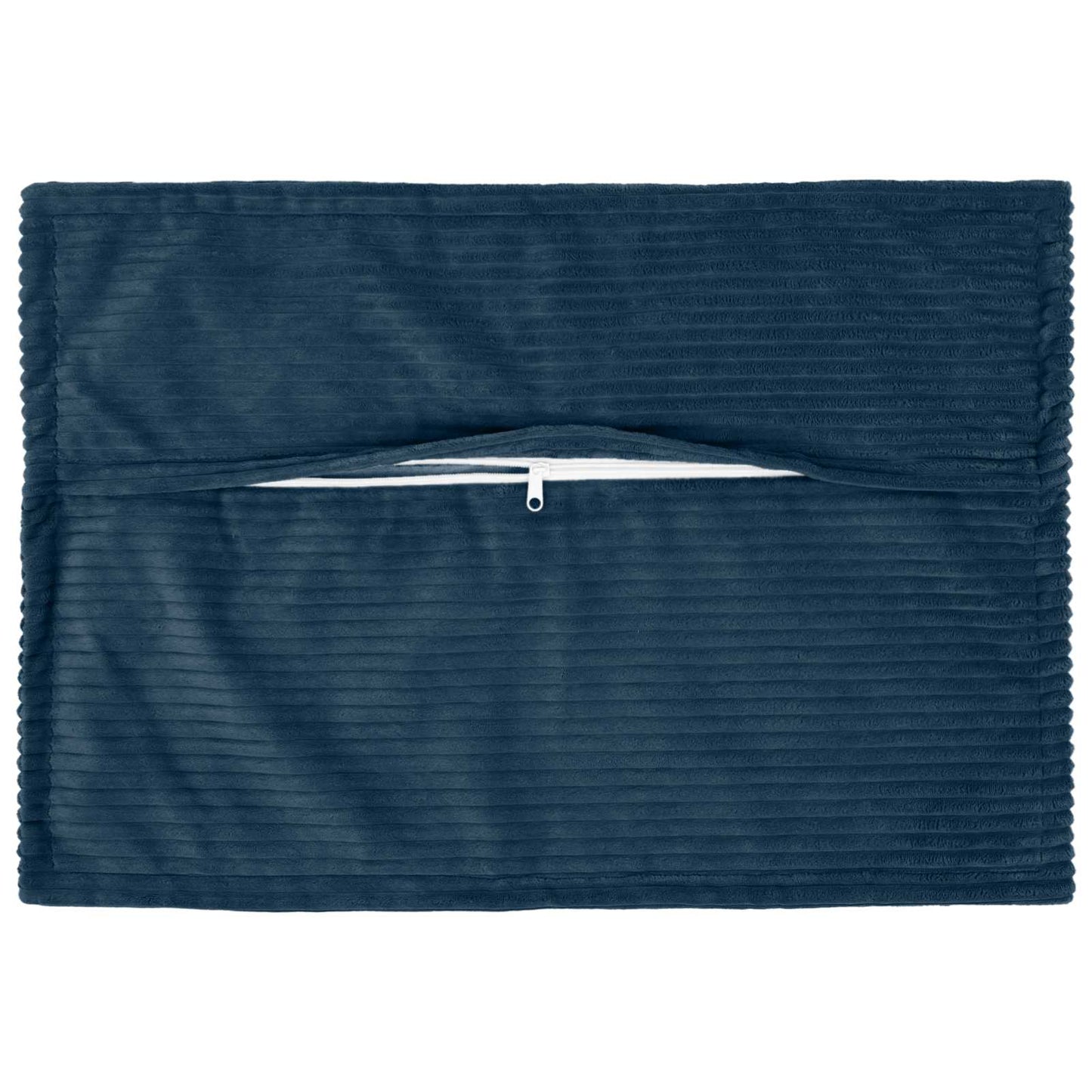 Cushion Cover 6 pcs HOUTEN Navy Blue 50 x 75 cm Corduroy
