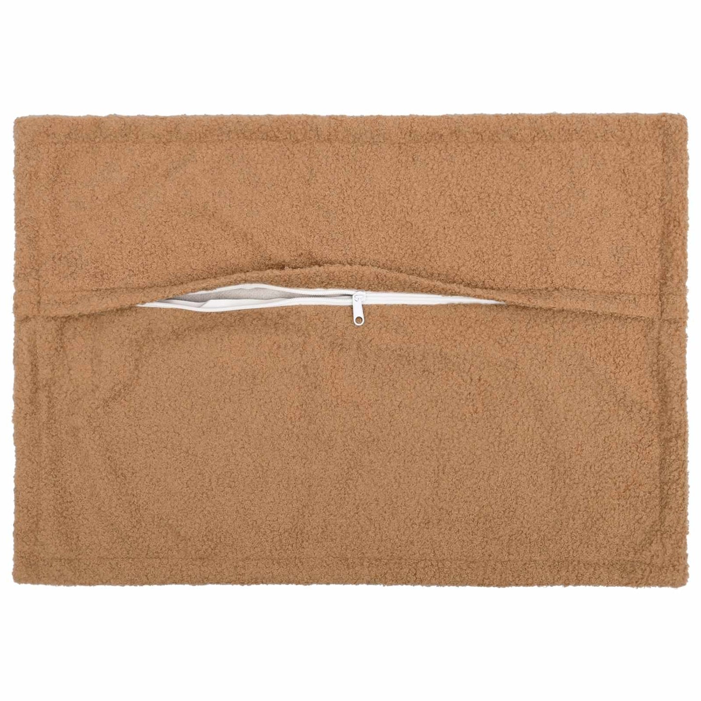 Cushion Cover 6 pcs HOUTEN Beige 50 x 75 cm Bouclé