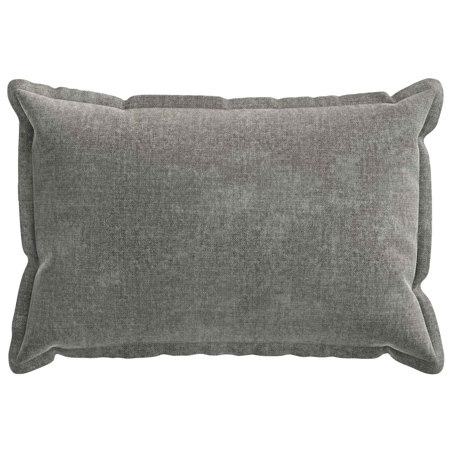 Cushion Cover 6 pcs HOUTEN Dark Grey 50 x 75 cm Chenille Fabric