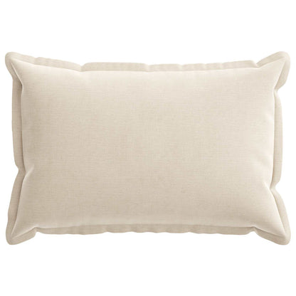 Cushion Cover 6 pcs HOUTEN Cream 50 x 75 cm Chenille Fabric