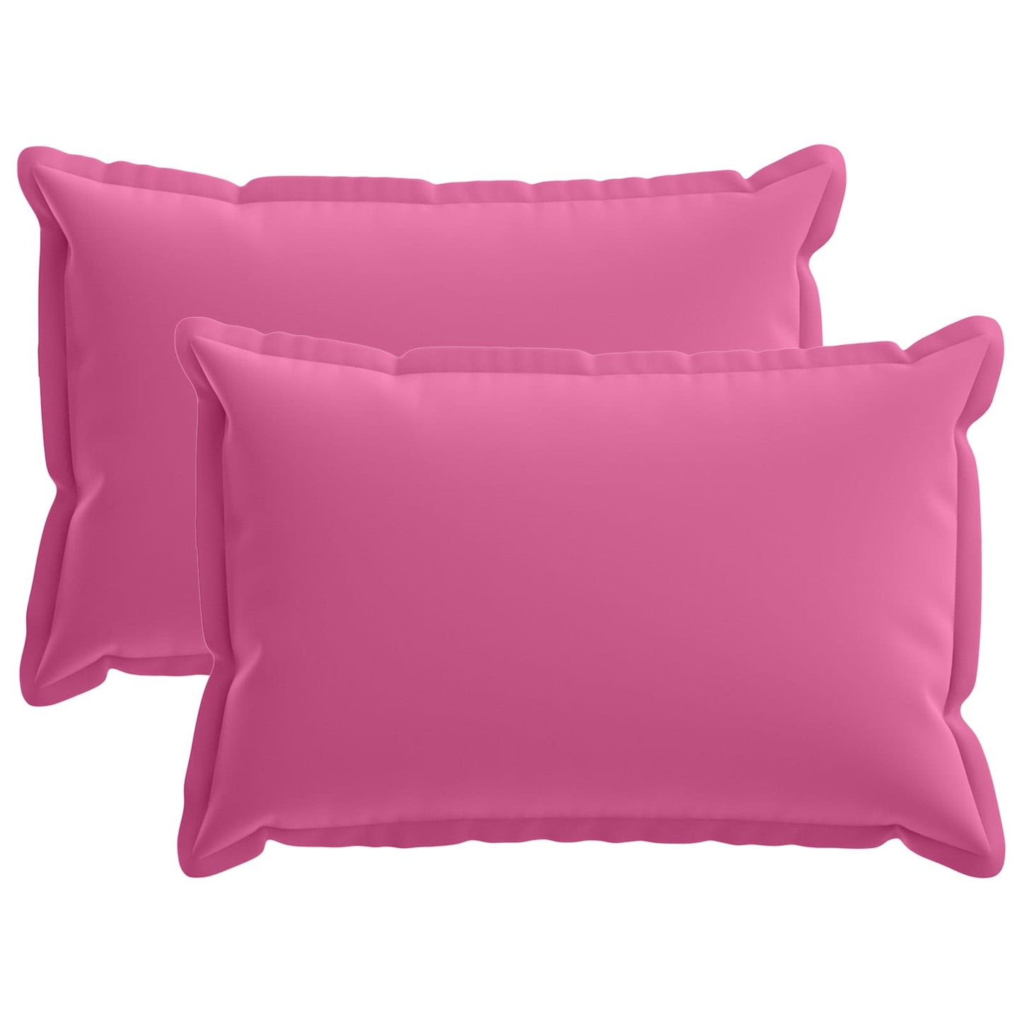 Cushion Cover 2 pcs HOUTEN Pink 50 x 75 cm Polyester