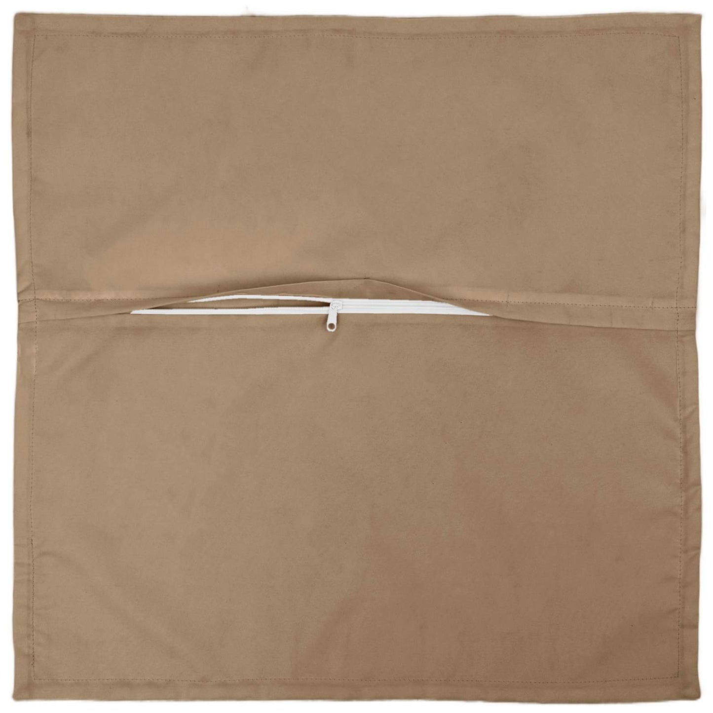 Cushion Cover 6 pcs HOUTEN Taupe 50 x 75 cm Polyester
