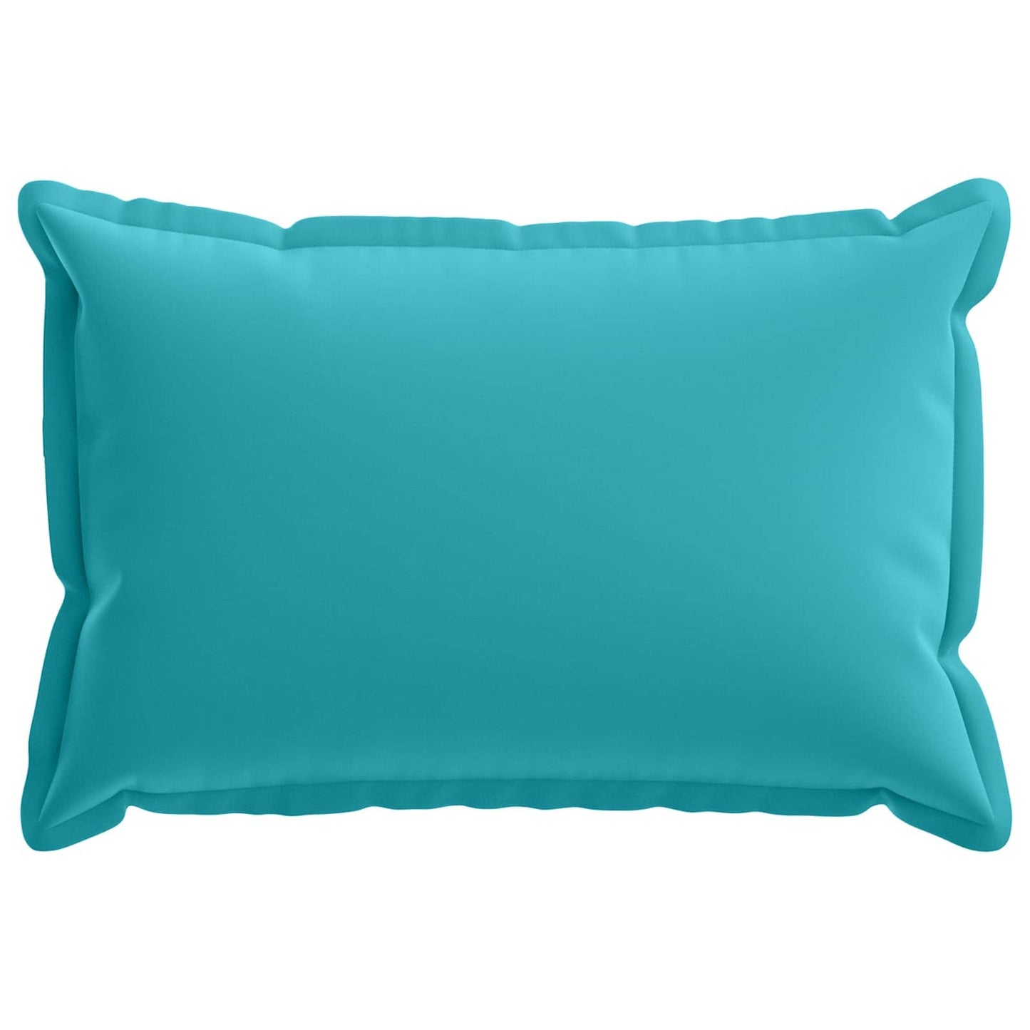 Cushion Cover 2 pcs HOUTEN Turquoise 50 x 75 cm Polyester