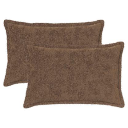 Cushion Cover 2 pcs HOUTEN Light Brown 50 x 75 cm