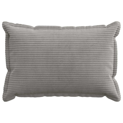 Cushion Cover 6 pcs HOUTEN Light Grey 50 x 80 cm Corduroy