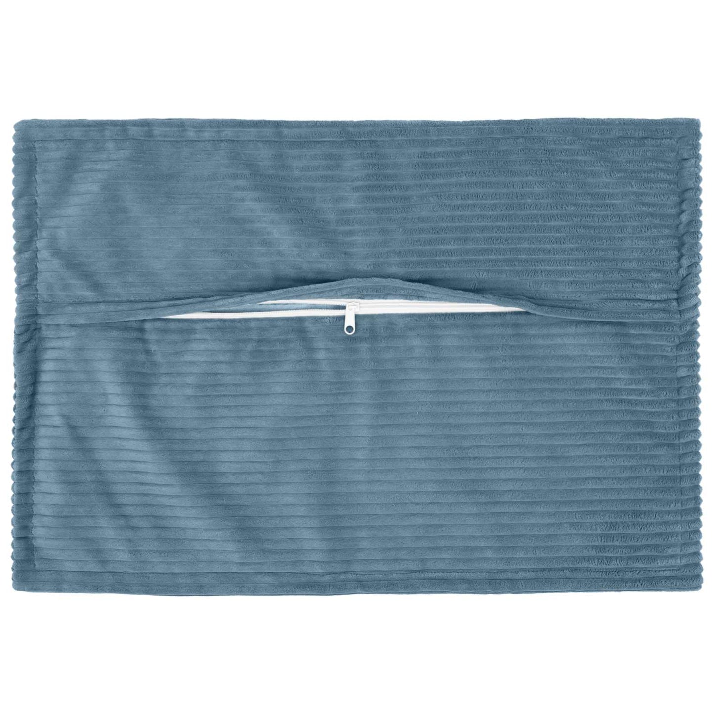 Cushion Cover 6 pcs HOUTEN Blue 50 x 80 cm Corduroy