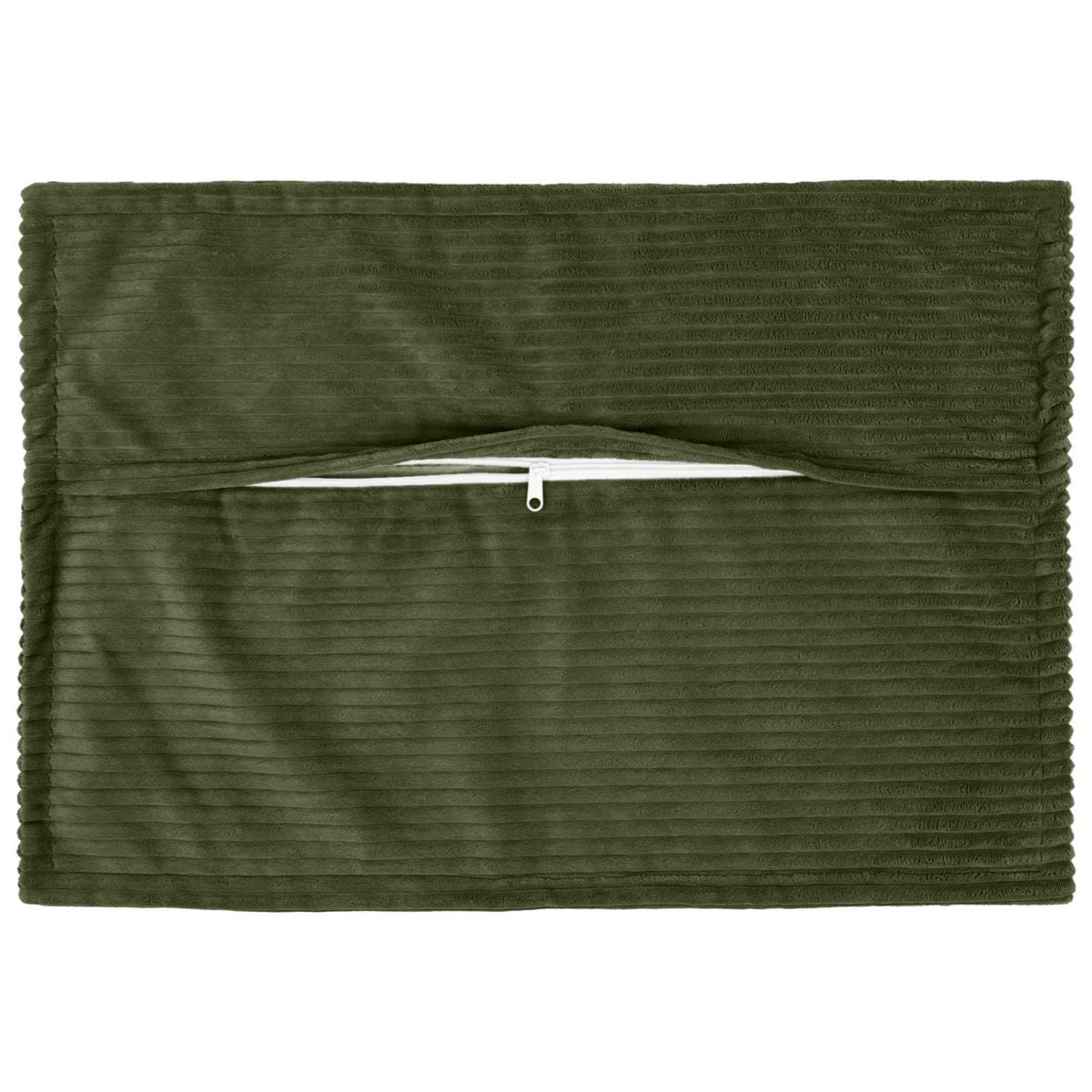 Cushion Cover 6 pcs HOUTEN Green 50 x 80 cm Corduroy