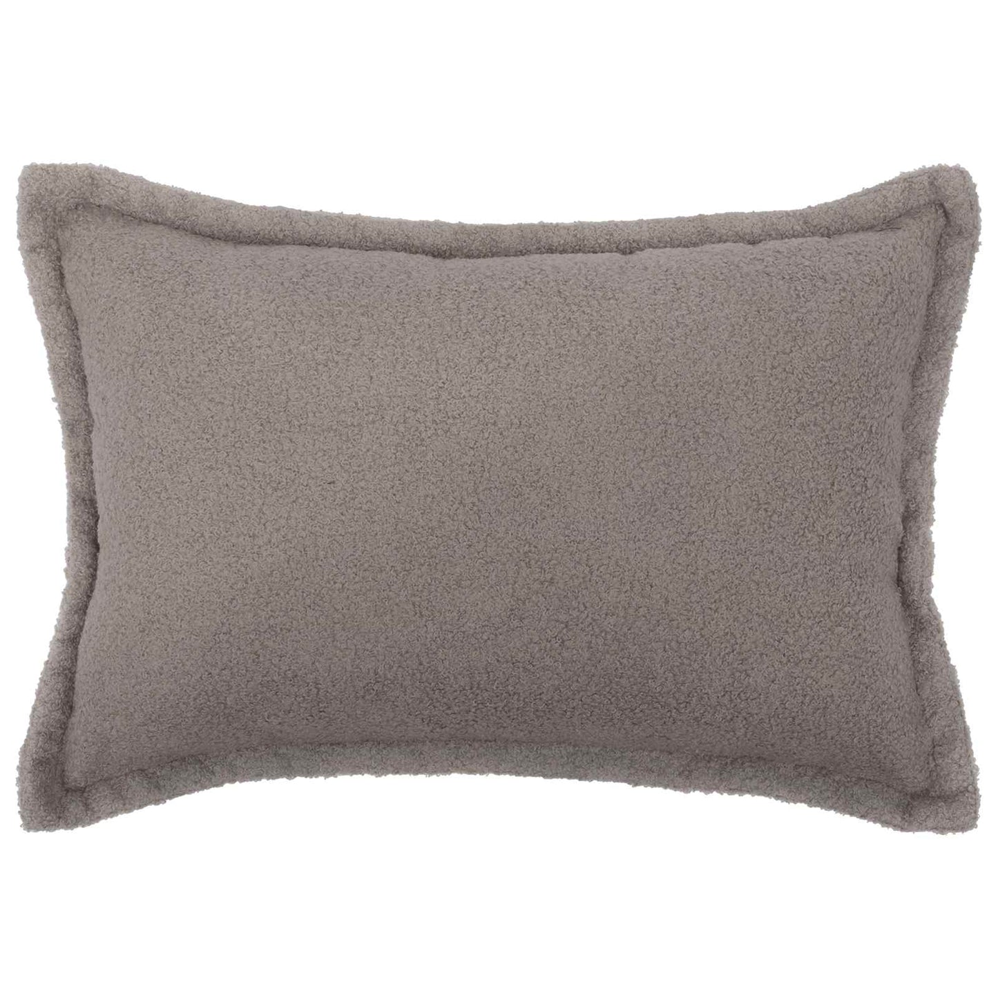 Cushion Cover 6 pcs HOUTEN Light Grey 50 x 80 cm Bouclé