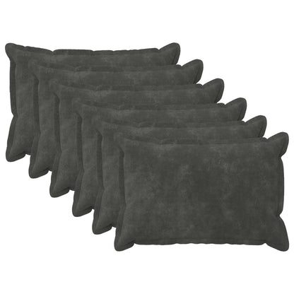 Cushion Cover 6 pcs HOUTEN Anthracite 50 x 80 cm
