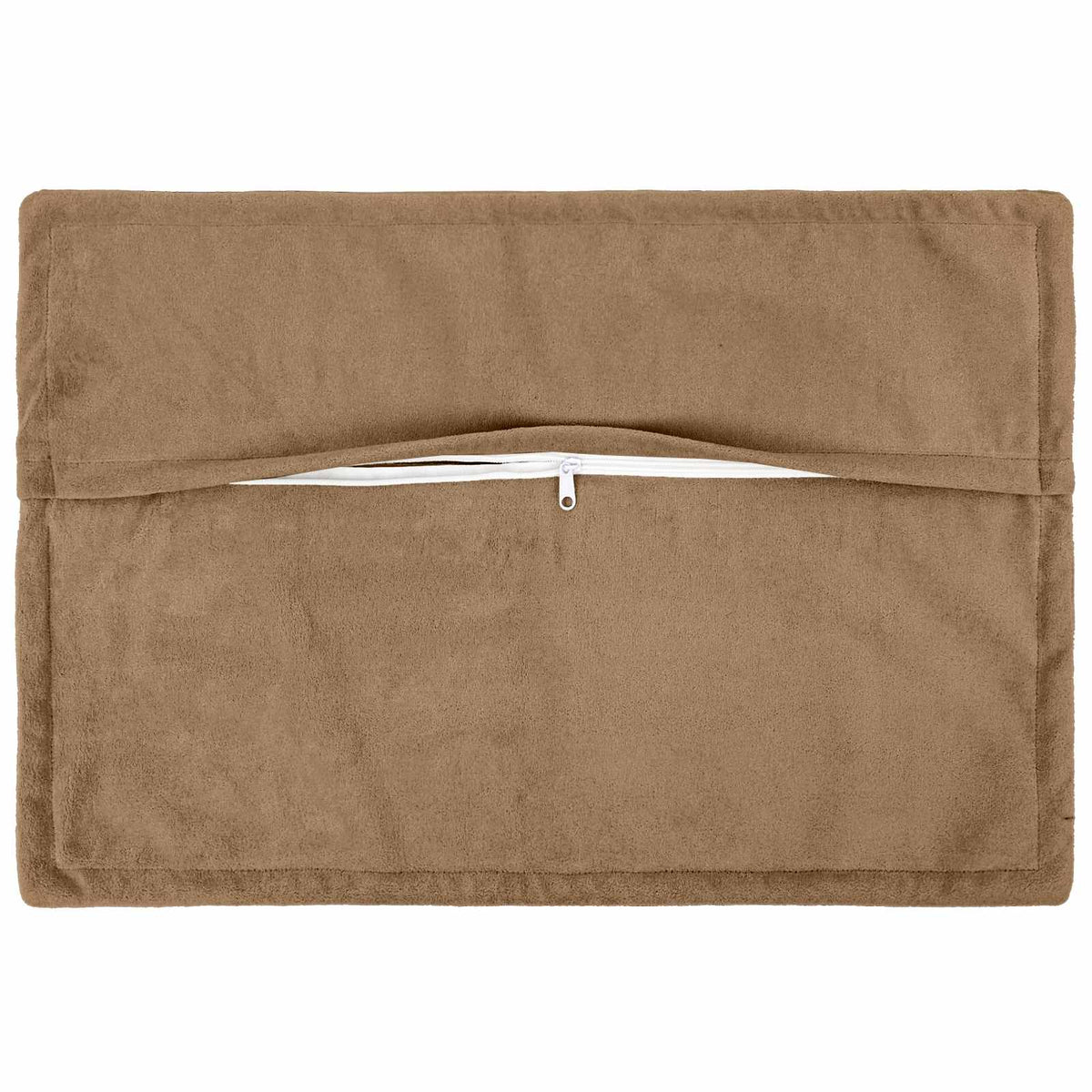 Cushion Cover 6 pcs HOUTEN Taupe 50 x 80 cm Microfiber Fleece