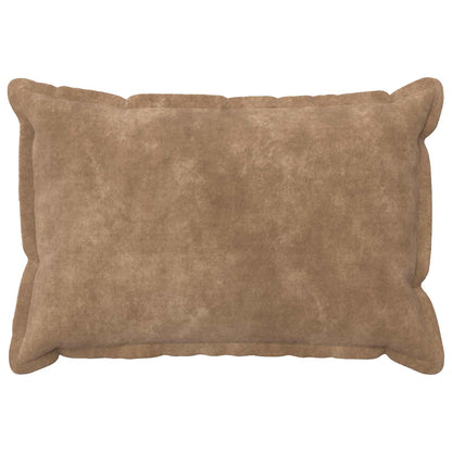 Cushion Cover 6 pcs HOUTEN Taupe 50 x 80 cm Microfiber Fleece