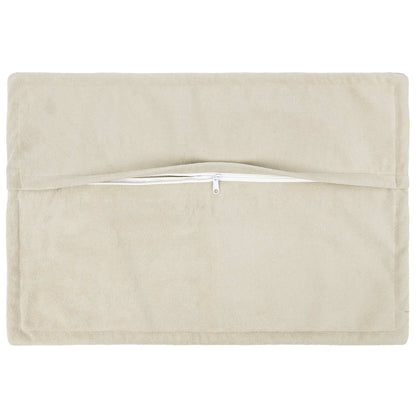 Cushion Cover 6 pcs HOUTEN Cream 50 x 80 cm Microfiber Fleece