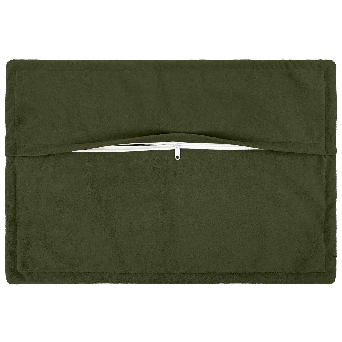 Cushion Cover 6 pcs HOUTEN Green 50 x 80 cm Microfiber Fleece